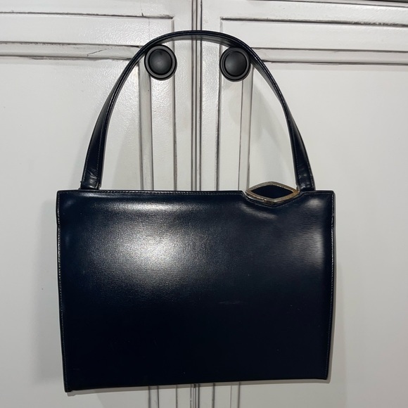 Originals by Caprice vintage black clasp shoulder Handbag EUC purse - Picture 1 of 10